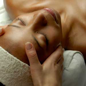 Woman Getting Scalp Massage